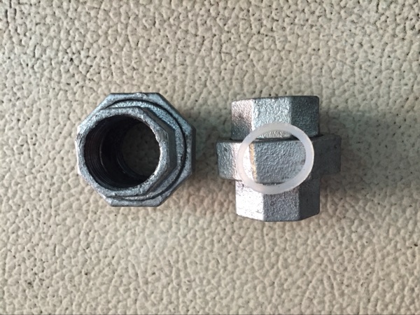 Ma steel pipe fittings galvanized accessories wire button oil for galvanized live branch 15 20 25 50 40 65-100