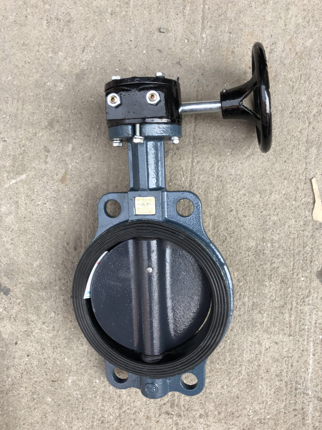 Cast iron midline handle pair clip butterfly valve D37A1X5-10 16ZB1 16ZB1 turbo butterfly valve D371X-16C