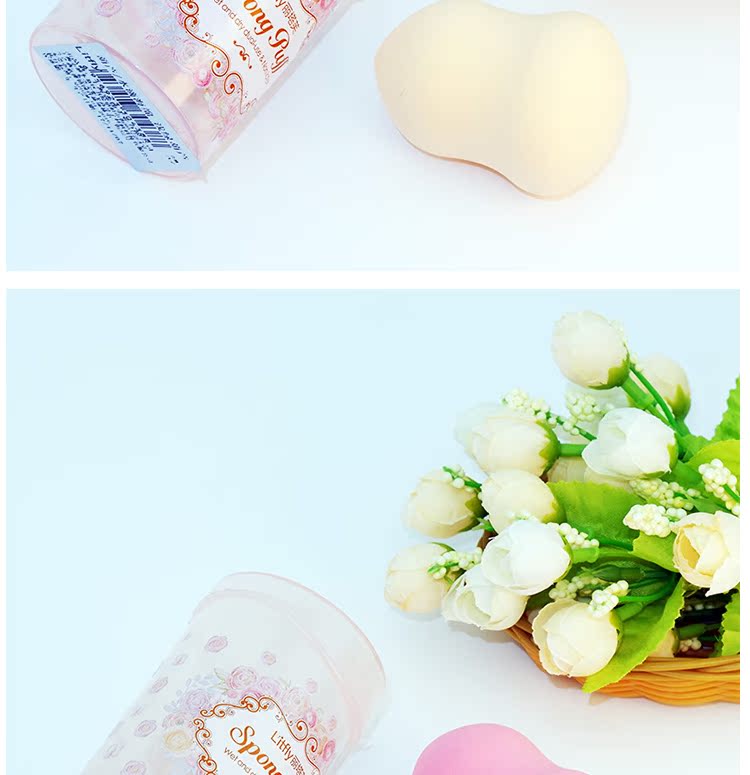 Litfly Raspberry Sponge Puff / Water Drops Makeup Cotton Nhập khẩu Chất liệu làm đẹp Công cụ trang điểm - Các công cụ làm đẹp khác cọ trang điểm