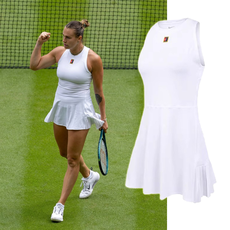 Nike Women's Quick-Drying Tennis Dress Summer Sabalenka Wimbledon Tennis Skirt Nike Slam Fz6747