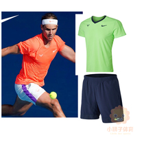 NIKE NIKE Tennis Clothing Men 21 Years Nadal New US Open Tennis Tennis Short Sleeve Shorts CV2803CV7874