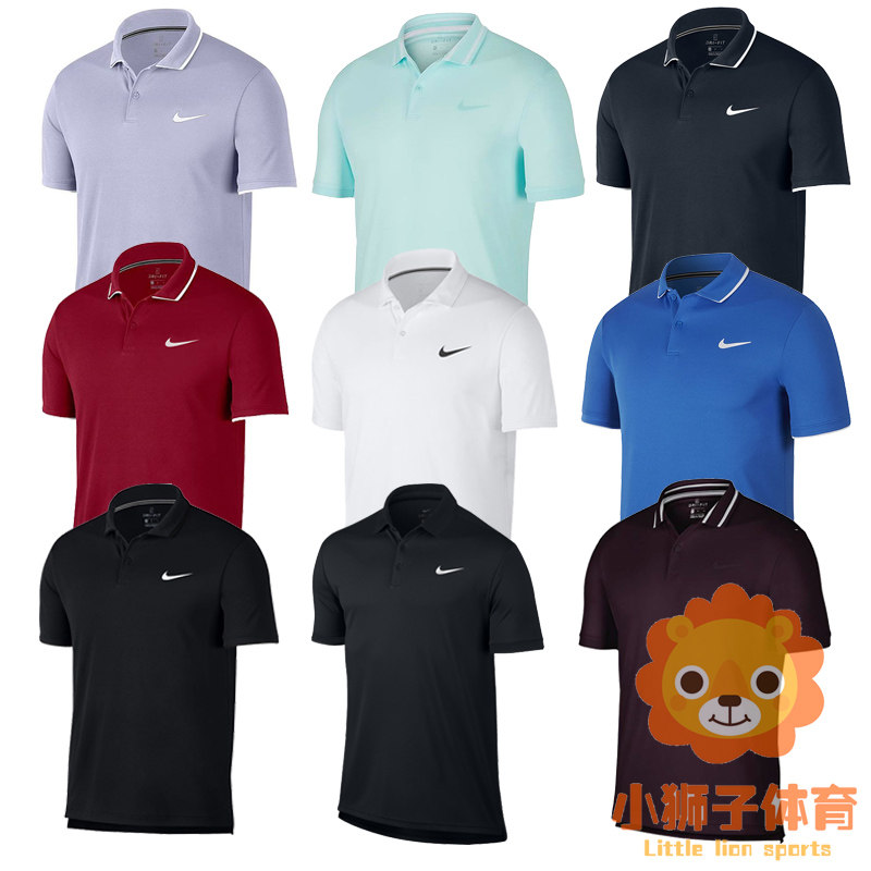 Nike tennis wear men's summer new lapel short-sleeved polo shirt quick-drying sportswear BV0355CW6851