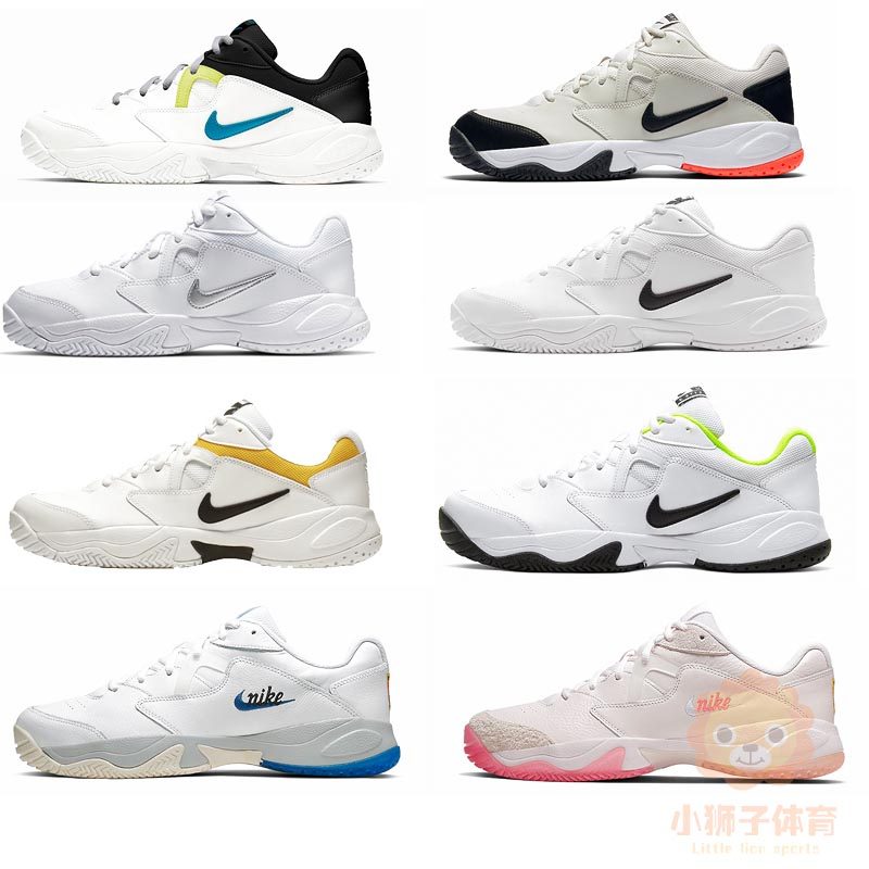 Nike tennis shoes men's 2021 new COURT LITE retro tide small white shoes 845021AR8836