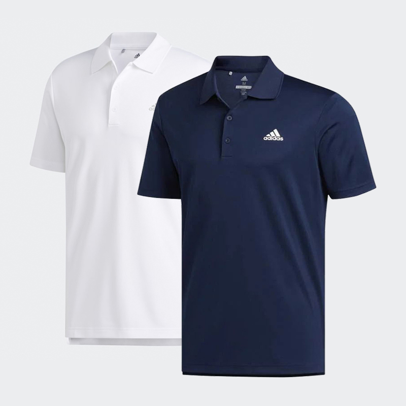 Adidas Men's Tennis and Golf Wear Lapel Sports Short-Sleeved Polo Shirt Cy5405 Top
