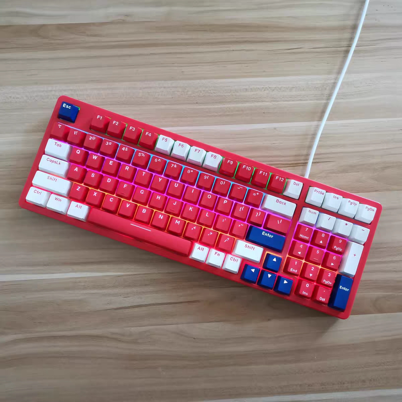 Dareu Ck100Pro Stellar Axis Gaming Keyboard for Internet Cafes, E-Sports Hotels, Optical Axis Keyboard, Waterproof Gaming Keyboard Dareu Ck100Pro Stellar Axis Gaming Keyboard for Internet Cafes, E-Sports Hotels, Optical Axis Keyboard, Waterproof Gaming Keyboard