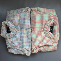 21 autumn and winter ladies sweet and fashionable plaid light thick and down waistcoat Duck Suede Vest Windproof warm and reduced