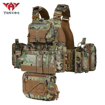 Yakoda Outdoor Camouflage Uniform Tactical Vest Multifunctional Tactical Vest Equipment for Military Fans