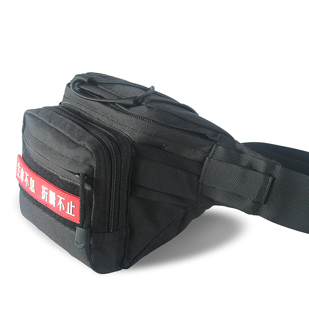 Yakoda Outdoor Casual Waist Bag Unisex Multifunctional Waterproof Sport Waist Bag Hiking Biker Chest Bag Shoulder Bag