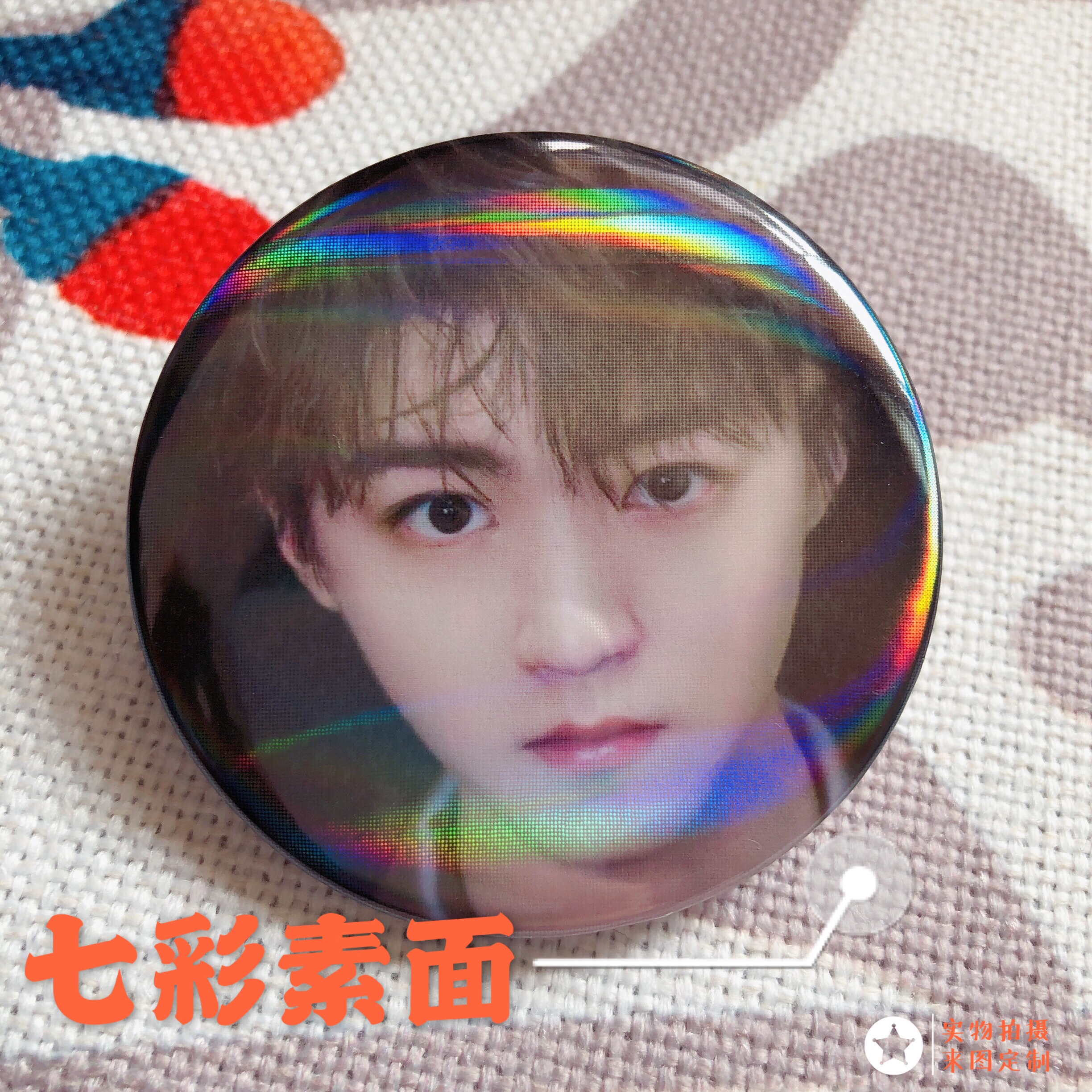 Marco Iron Metal Badge Set For Chest Badge Round Bar Emblems Personality Custom Made Stars Cartoon Co-People