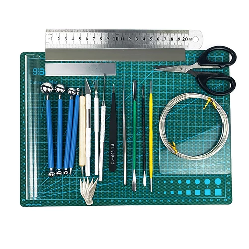 Глина ручной работы, сверхлегкий набор инструментов, фигурка, полный комплект, DIY