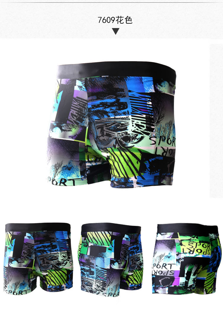 Đàn ông mới bơi boxer quần bơi bãi biển spa thời trang quần bơi cộng với phân bón để tăng kích thước lớn quần bơi nam quần bơi nam quần bơi nam hàng hiệu