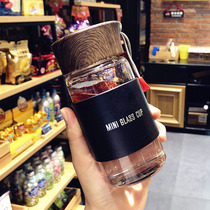 Creative hipster Mini Glasses Male and Female Student Mori Simple Water Cup Summer Portable Personality Cup