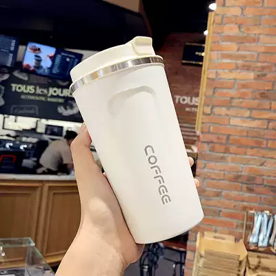 Korean portable thermos cup stainless steel coffee cup cute male students Cup simple ins ladies small thermos bottle
