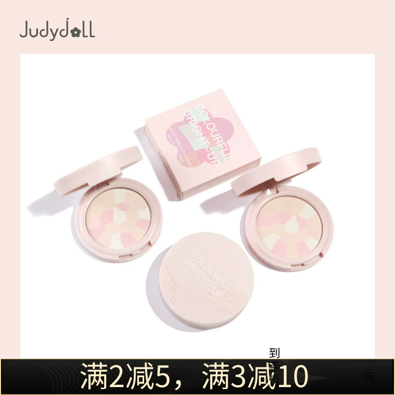 Judydoll cam bóng đá nhiều màu bột phấn trang điểm bột lỏng kiểm soát dầu che khuyết điểm kéo dài sinh viên nữ chính hãng - Bột nén