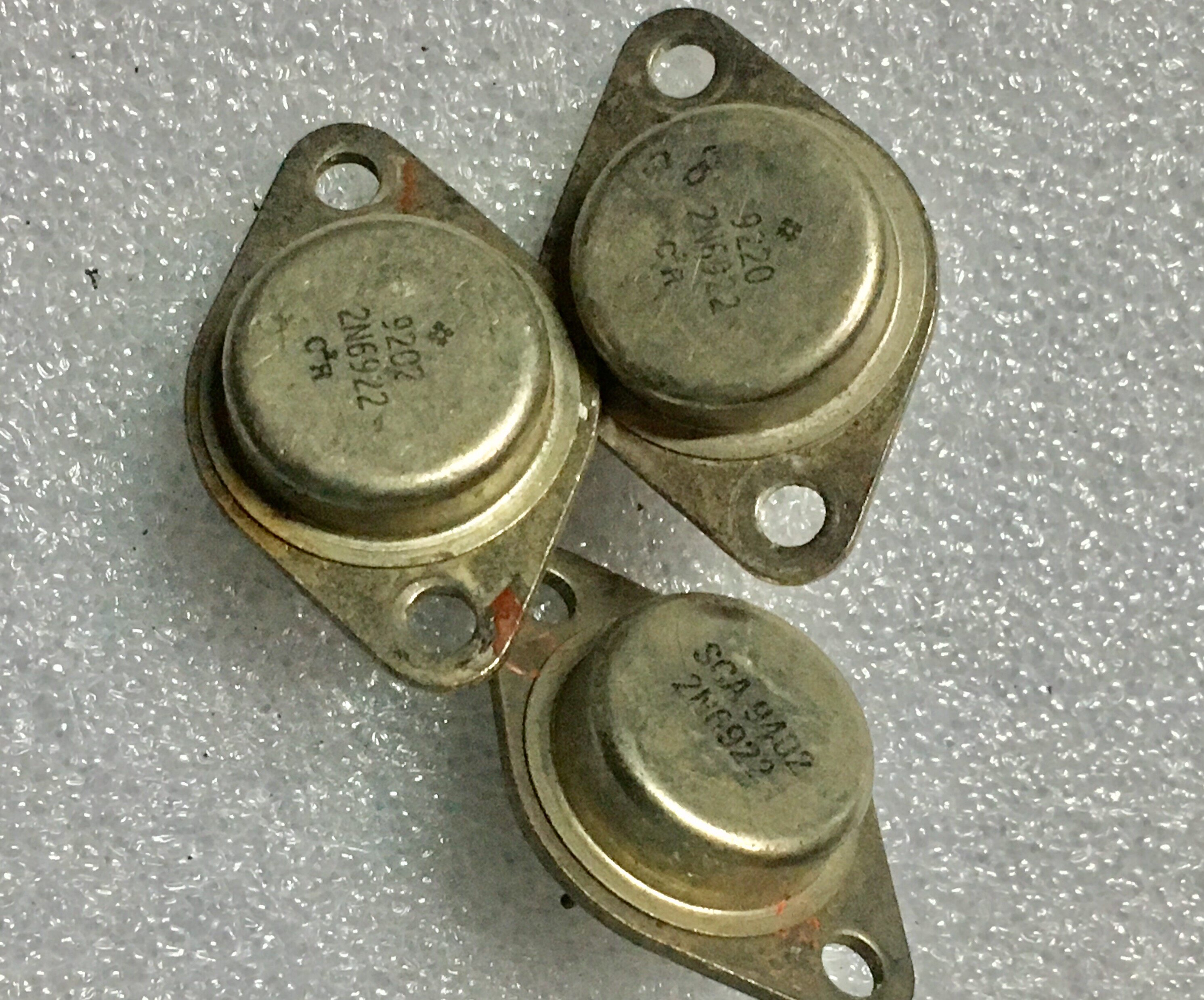 The knockout gold seal triodes 2N6922