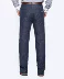 Quần denim xuống quần nam có thể tháo rời lót màu xanh giữa và tuổi già lỏng lẻo Quần dài thoải mái Cao bồi