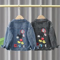 Childrens Clothing Children Foreign Air Blouse 2021 Spring Fall New Boy Casual Denim Jacket In Young Boy Loose Jacket