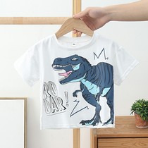 Boy pure cotton short sleeve T-shirt 2022 Summer new children Summer clothing half sleeves slim fit baby blouse