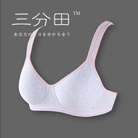 8860 cô gái áo ngực nữ học sinh trung học cơ sở rập khuôn bông mỏng cốc bông ba vú phát triển đồ lót phụ nữ bra tập gym