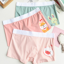 Male Native Pants Pure Cotton Cartoon Lovely summer Four corner pants Young guys Pure Color Breathable Flat Corner Shorts Head