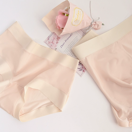 Шелковое нижнее белье для влюбленных, ультратонкий дышащий сексуальный комплект