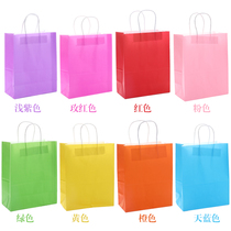 Excellent party birthday party supplies Children baby disposable gift bag Return gift bag Monochrome solid color gift bag