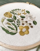 Artisan Maru 2021 new product hand-embroidered Higuchi December flower ball material package