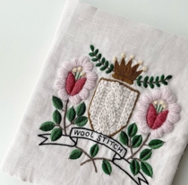 2022 New Higuchi My Favorite Wool Thread Series Wool Badge Small Bag Embroidery DIY Material Bag