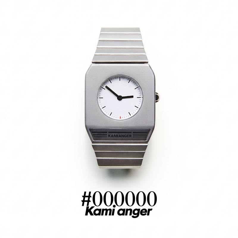 Kami Anger Niche Design Square Metal Watch, Unisex Retro Watch, Simple and Suitable as a Gift Kami Anger Niche Design Square Metal Watch, Unisex Retro Watch, Simple and Suitable as a Gift