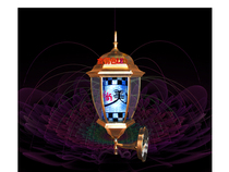 European style courtyard villa vintage LED hairdresser shop hair salon turn light Roman lamp palace lamp sign light