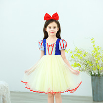 Drama performance costume girl summer seaside travel photo dress parent-child amusement park Snow White skirt