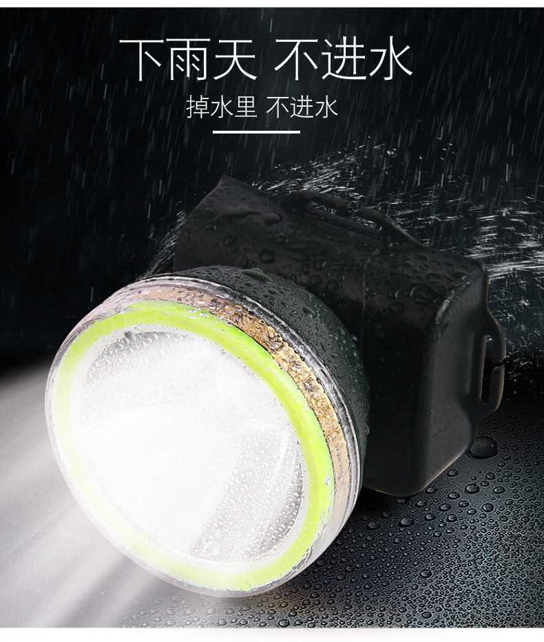 Yagger LED intense light headlights U101 U102 charging lithium battery searchlight outdoor waterproof far-shot emergency lighting-Taobao