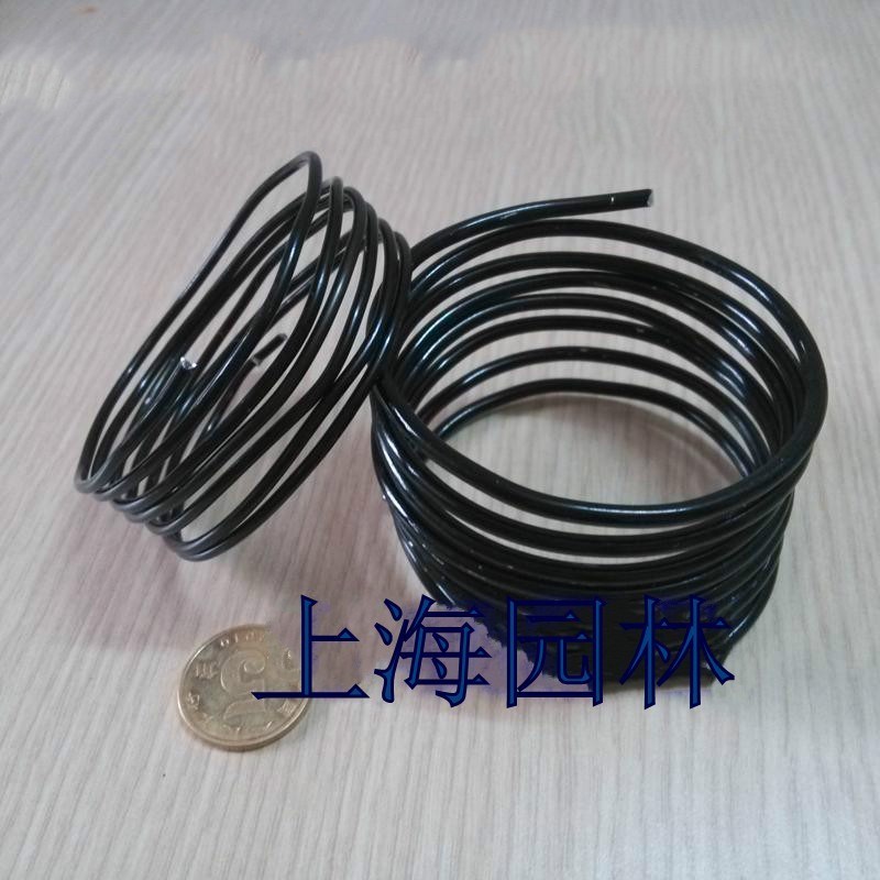 Đen dây nhôm DIY Zhasi flower bracket 500 gam vận chuyển nguồn cung cấp vườn bonsai mô hình đặc biệt dây nhôm vòi phun sương tưới cây