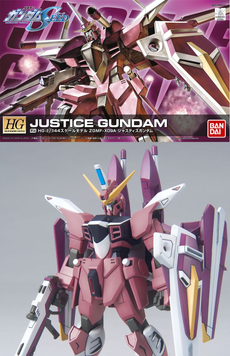 Mô hình Bandai HG 1/144 R14 Justice Gundam / R14 JUSTICE GUNDAM - Gundam / Mech Model / Robot / Transformers mô hình gundam khổng lồ	