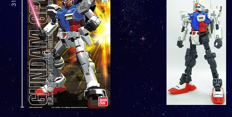 Mô hình Bandai 1 100 MG RX-78 GP01 Gundam Gundam Anime - Gundam / Mech Model / Robot / Transformers mô hình robot cỡ lớn	