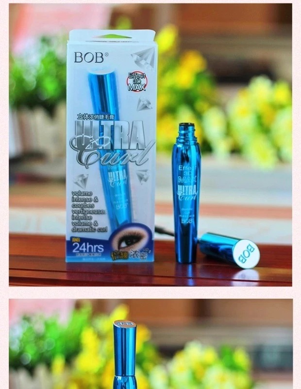 Mascara BOB stereo chính hãng của Hàn Quốc có chất lỏng tăng trưởng uốn cong dày không thấm nước chống nhòe mascara essance