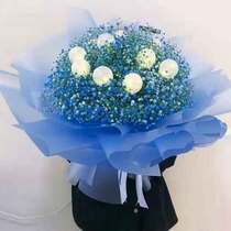 Net red pop candy lights shake sound light string flower bouquet packaging materials 11 lights Christmas flower shop with electromagnetic