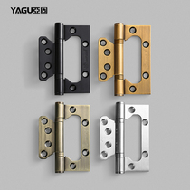 Stainless steel hinge Wooden door thickened mother and child hinge Free slotted door hinge 4 inch hinge monolithic 1 piece