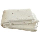 Хлопковая кроватка для новорожденных, детские бортики, детское покрывало, универсальное ограждение для приставной кровати