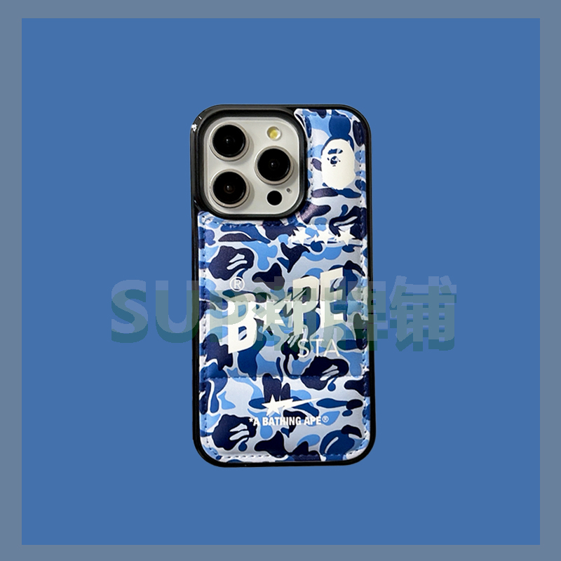 Tianlan Bape Ape down Jacket Apple 15Promax Mobile Phone Case 16 Couple New Model Suitable for iPhone 14 Pro Max Winter Simple Men and Women 13Pro Protective Cover Skin Feel 12/11/Xr Tianlan Bape Ape down Jacket Apple 15Promax Mobile Phone Case 16 Couple New Model Suitable for iPhone 14 Pro Max Winter Simple Men and Women 13Pro Protective Cover Skin Feel 12/11/Xr