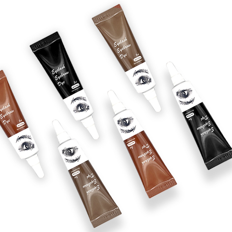 Eyelash and Eyebrow Blackening Agent, Eyebrow Dyeing Liquid, Keratin Perm Eyelash Lifting Auxiliary Dyeing Cream