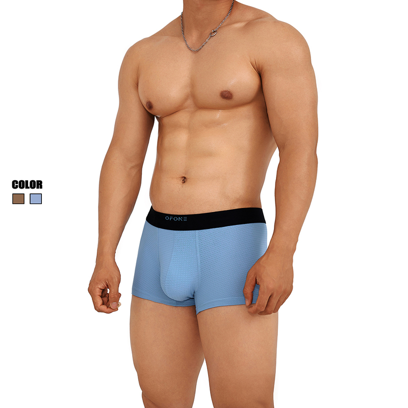 【Ofone Shanyu Series】Sports Mesh Breathable Ultra-Fine Nylon U-Convex Design Men's Boxer Briefs