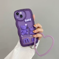 Любовь+(фиолетовый ребенок медведь)+браслет любви Love Loch Loch