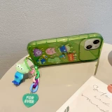 Apple, совместимая трубка, iPhone 15, мультяшный iPhone15 Pro, клубника, чехол для телефона, защитный чехол