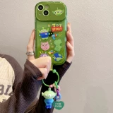 Apple, совместимая трубка, iPhone 15, мультяшный iPhone15 Pro, клубника, чехол для телефона, защитный чехол