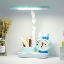LED desk lamp eye protection desk students childrens eyesight bedroom dormitory plug-in cartoon bedside writing reading lamp