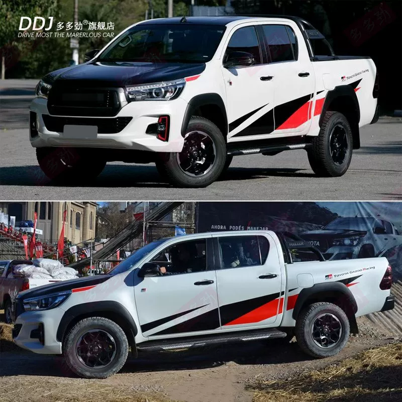 Наклейка на автомобиль Hilux, наклейка на пикап, украшение автомобиля, наклейка на Navara, Great Wall, пистолет