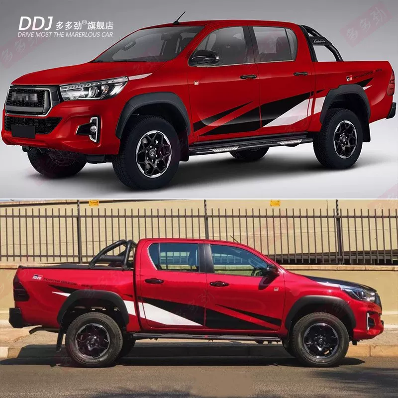 Наклейка на автомобиль Hilux, наклейка на пикап, украшение автомобиля, наклейка на Navara, Great Wall, пистолет