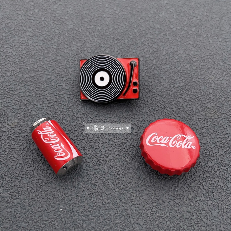 Crocs Shoe Accessories Compatible with Crocs Shoes, Shoe Decoration Charms, Metal Music Record Player Ornaments, Shoe Charms