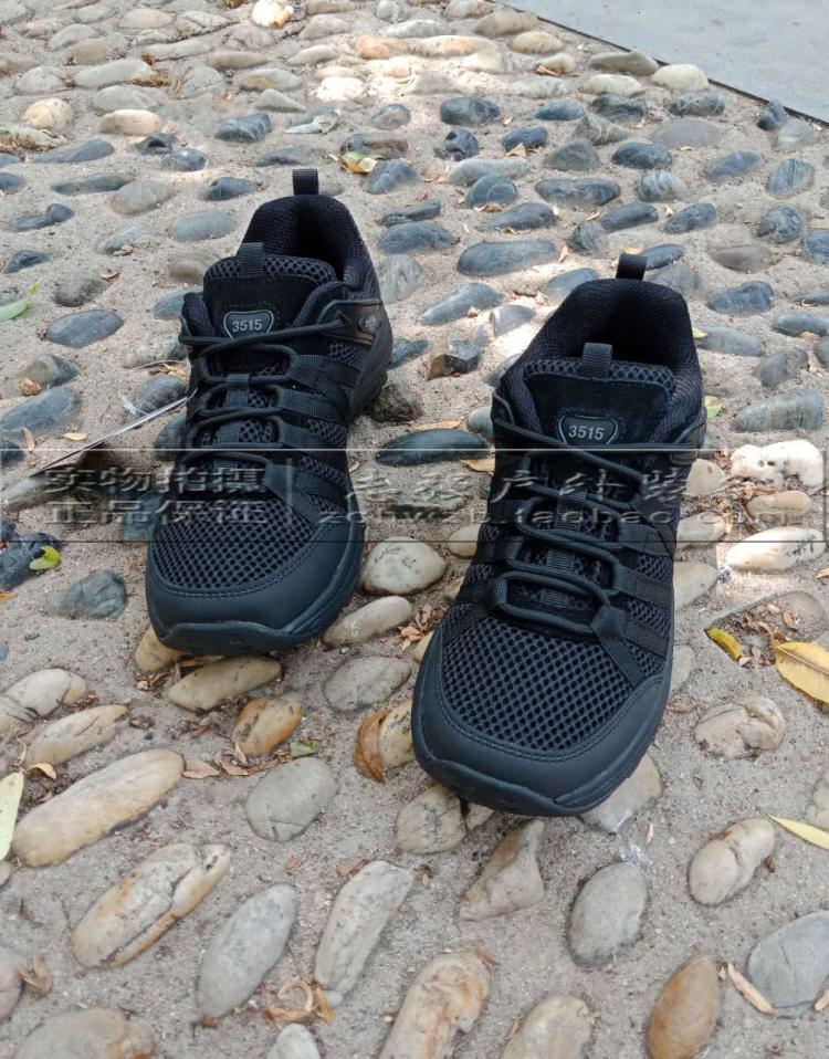 Zhiqiang outdoor tactical special service shoes 3515 black combat training shoes men's light breathable mesh sneakers